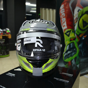 CASCO HJC RPHA 12 GRIS/FLUOR