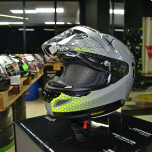 CASCO HJC RPHA 12 GRIS/FLUOR