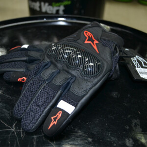 GUANTE ALPINESTARS SMK1 V2 AIR NEGRO/ROJO